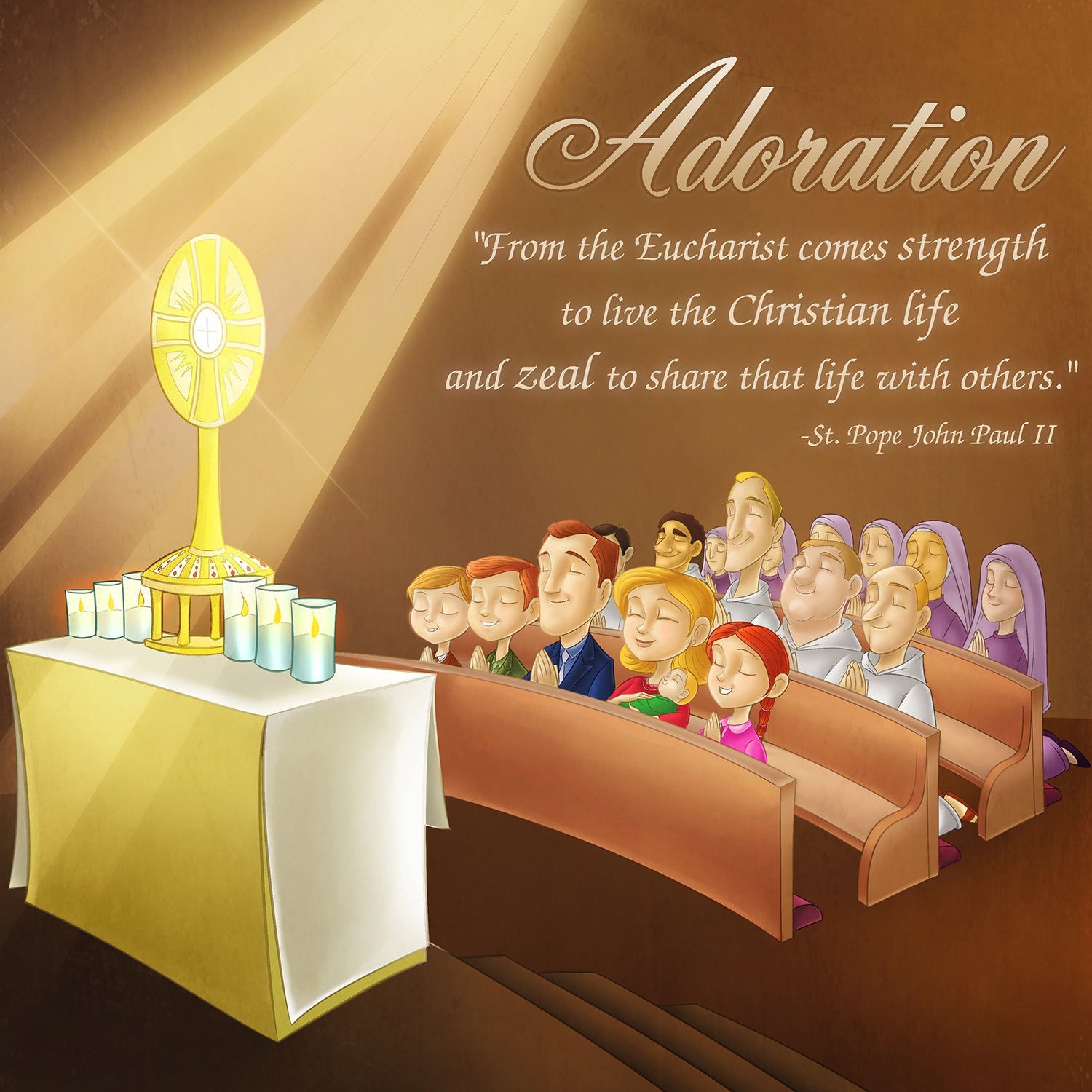 Coloring Page-Adoration