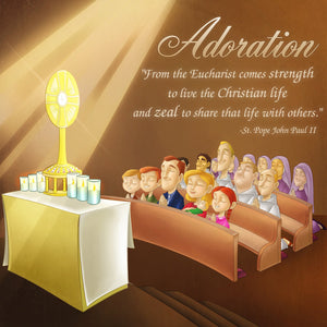 Coloring Page-Adoration