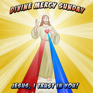 Coloring Page-Divine Mercy Sunday