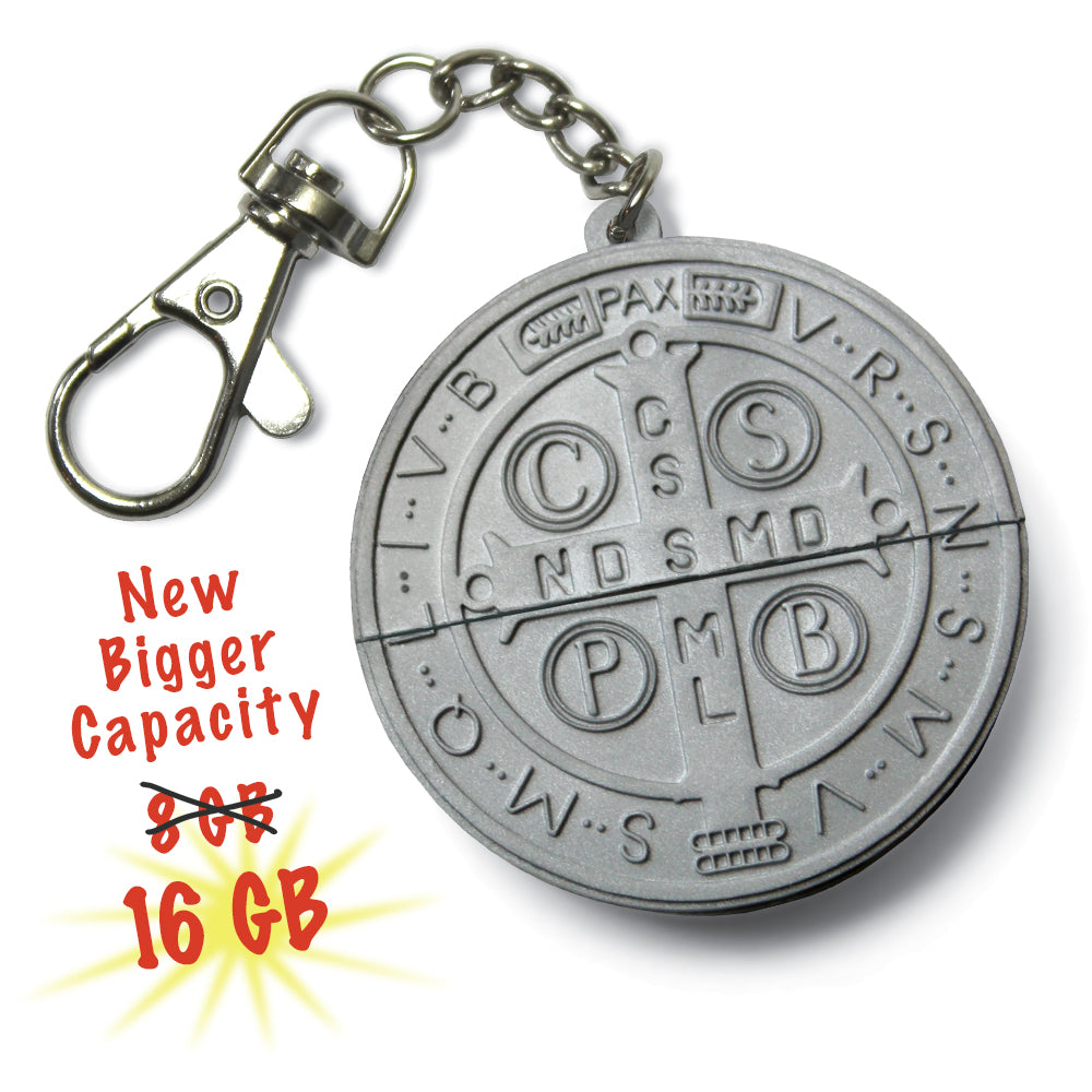 16GB Saint Benedict Medal Flash Drive-10 Pack