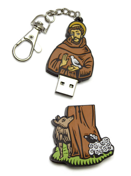 Private: 16GB Saint Francis Flash Drive-10 Pack