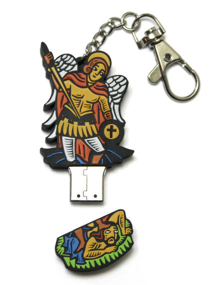 16GB Saint Michael Flash Drive-10 Pack