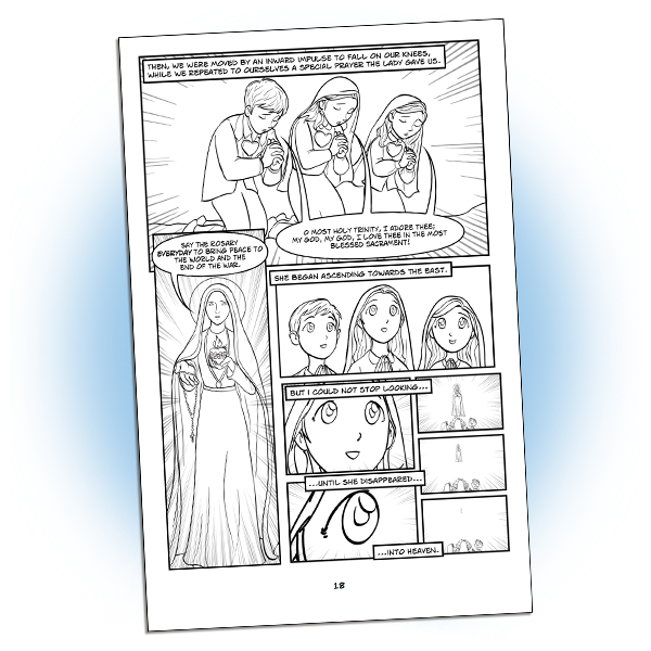 Our Lady of Fatima Coloring Book-10 pack