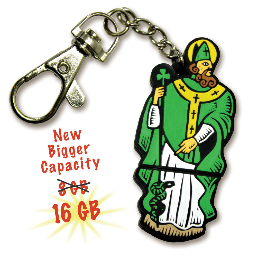 16GB Saint Patrick Flash Drive-10 Pack