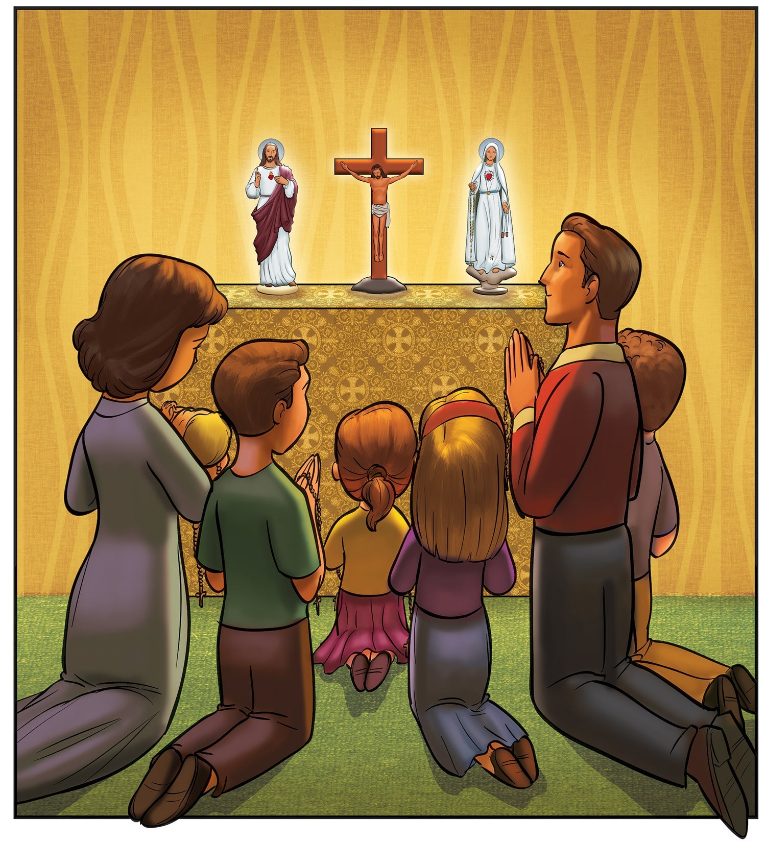Coloring Page-Family
