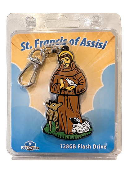 Private: 16GB Saint Francis Flash Drive-10 Pack