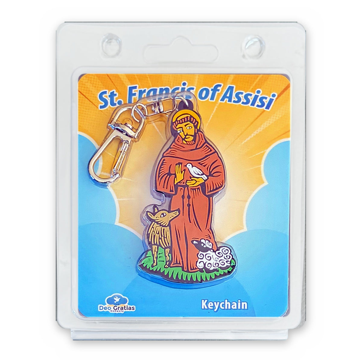 Saint Francis Keychain 10-pack