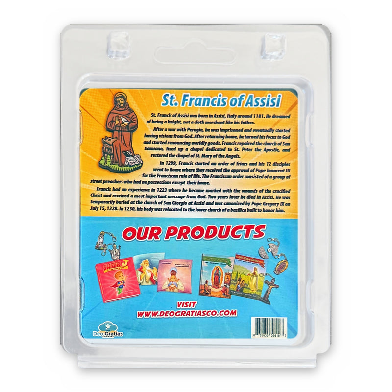 Saint Francis Keychain 10-pack